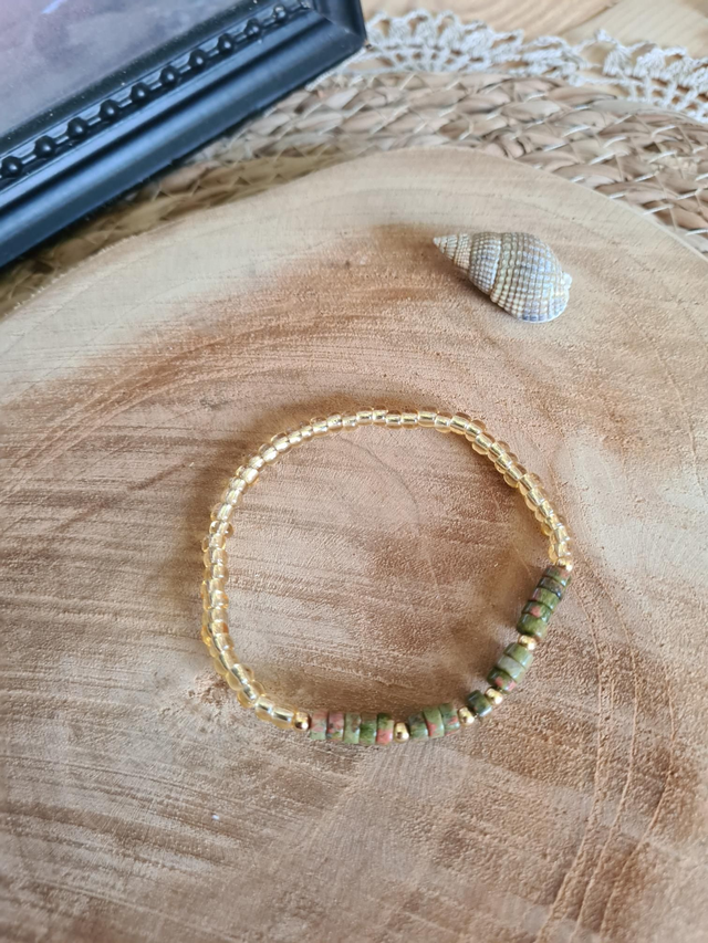 Bracelet Unakite 