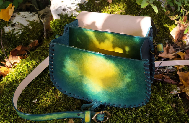 Sac taille S- Tout teint érable vert