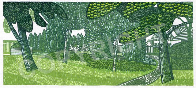 Drawing Caldecott Park