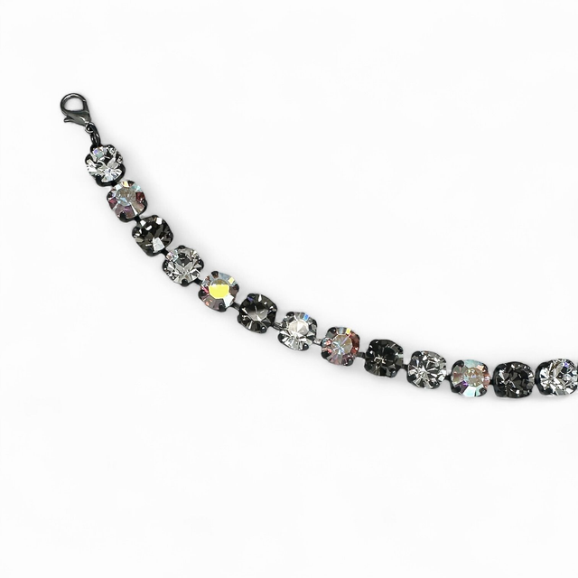 Armband DEVA KLASSIK BIG Crystalmix, Grau