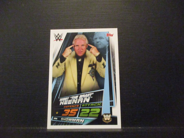 Bobby "The Brain" Heenan - W Legends Slam Attax Universe Original Trading Card #186