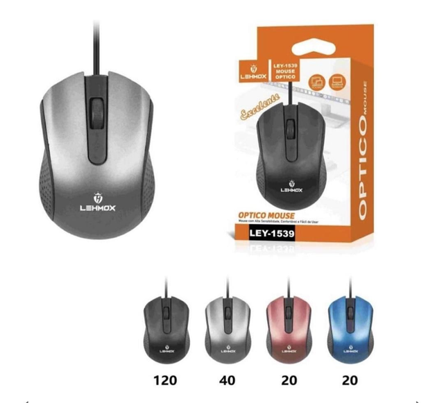 Mouse C/Fio  Lehmox LEY-1539