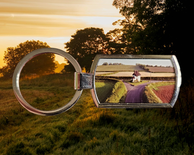 Key Ring - Birds eye view