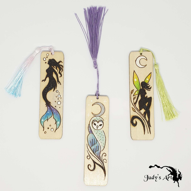 Marque-Page Pyrogravure