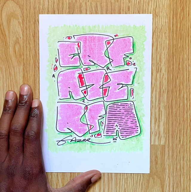 Superposition Pastèque - 14x21cm / 2025