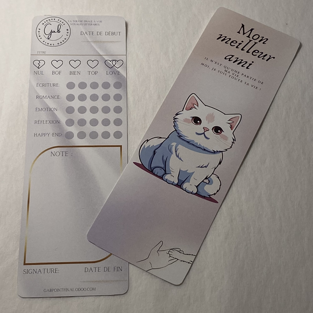 Syignature Chat blanc 