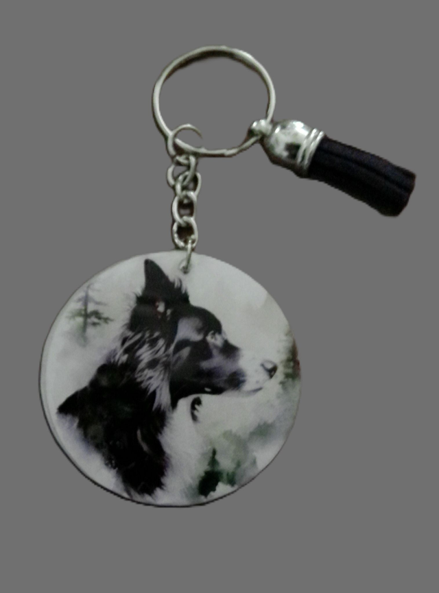 Porte clé Border Collie
