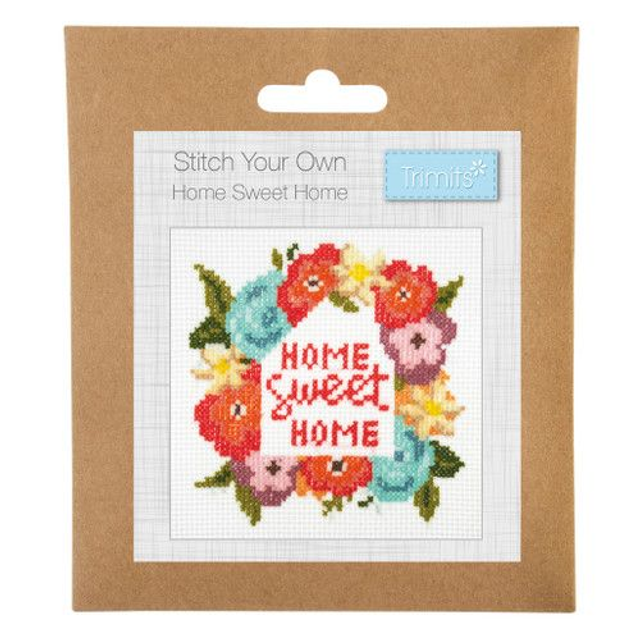 Trimits Home Sweet Home Cross Stitch Kit