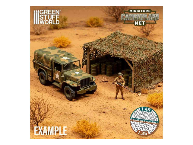 Filets de camouflage Kaki 1:35 GSW 13564