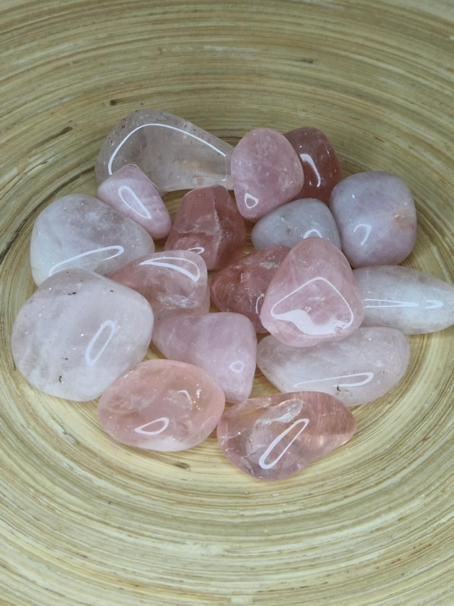 Quartz rose - Pierre roulée