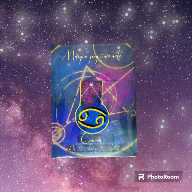 Marque page magnétique cancer