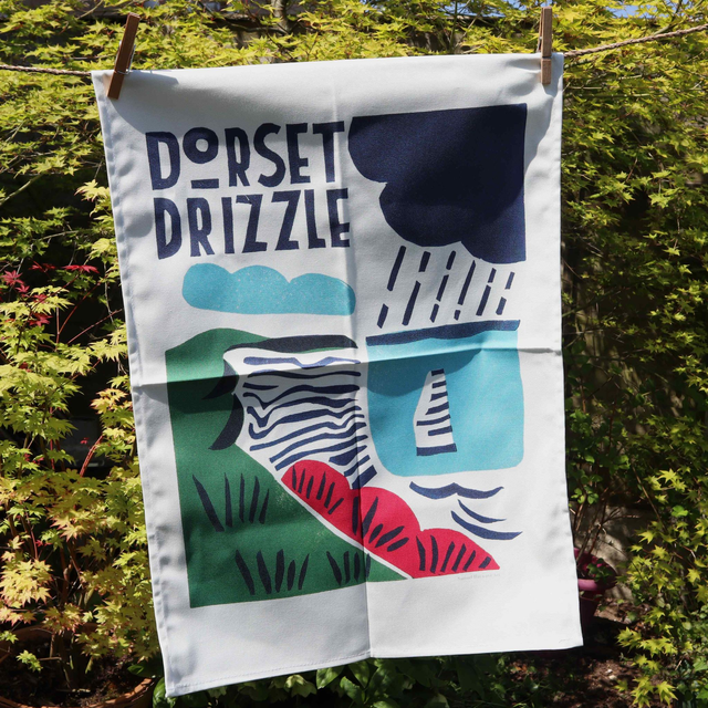 Dorset Drizzle Tea Towel