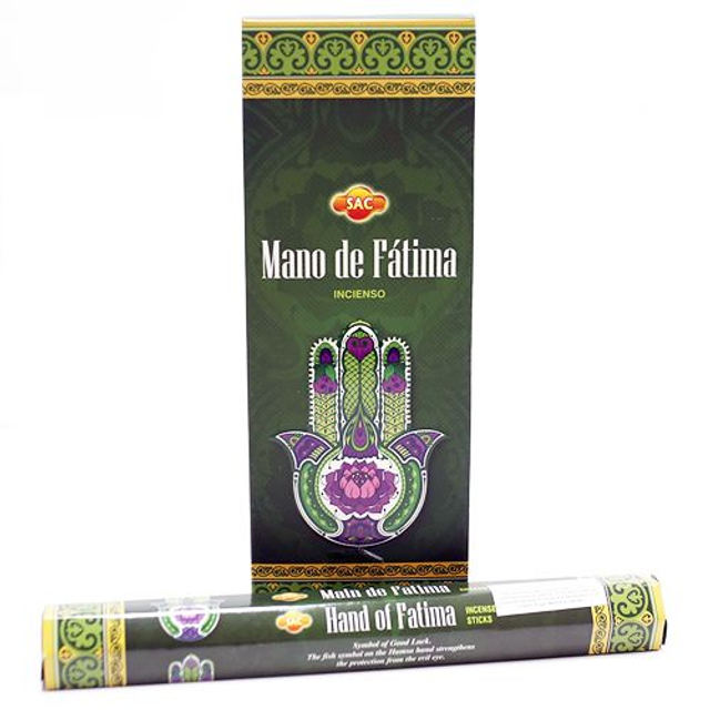 Caja GRANDE  6 uni. Incienso Sac Mano de Fatima