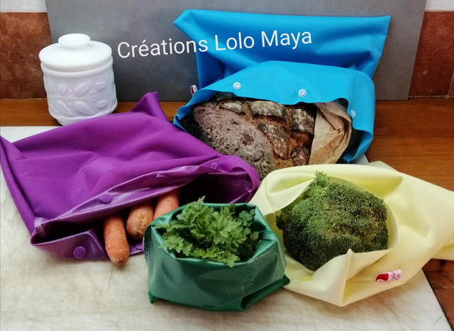 Sac congélation lavable et réutilisable