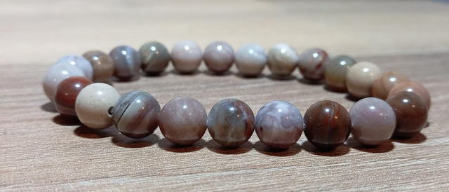 Bracelet Bois Fossile 