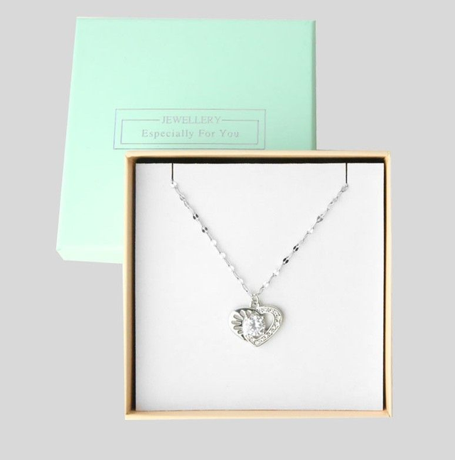 Collier da personalizzare con frase ( Cuore e punto luce )