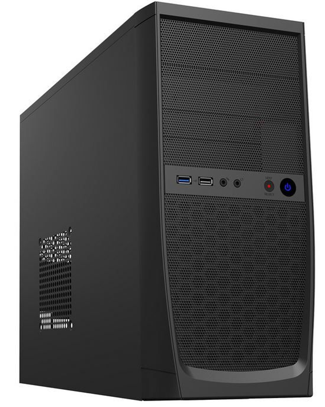 CiT Elite Micro ATX Case Black Interior 500W 12cm Black PSU