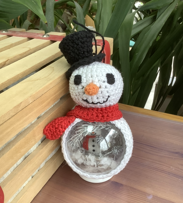 Boule décorative &quot;Bonhomme de neige&quot;