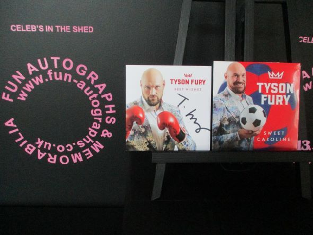 Tyson Fury - 'Sweet Caroline' Single + Authentic Autographed Single Insert Card (13)