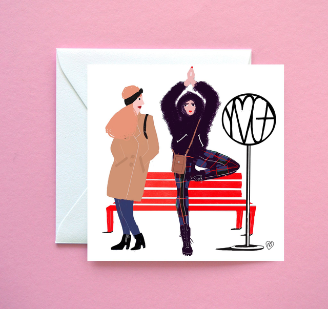 Yoga at the Bus Stop