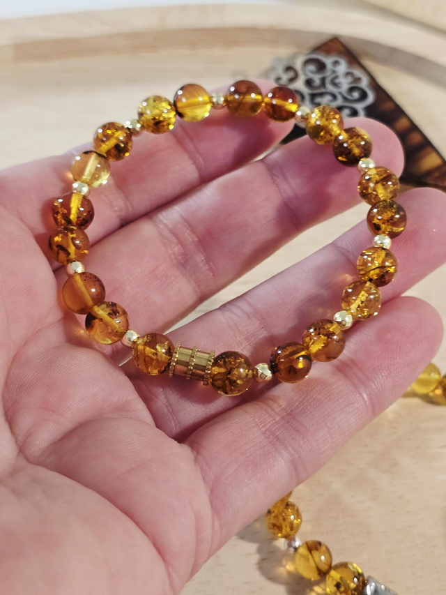 Bracelet Ambre 0,7 cm