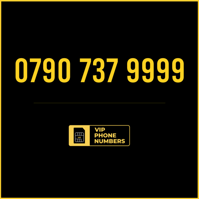 0790 7*7 9999 - VIP Gold Phone Number 