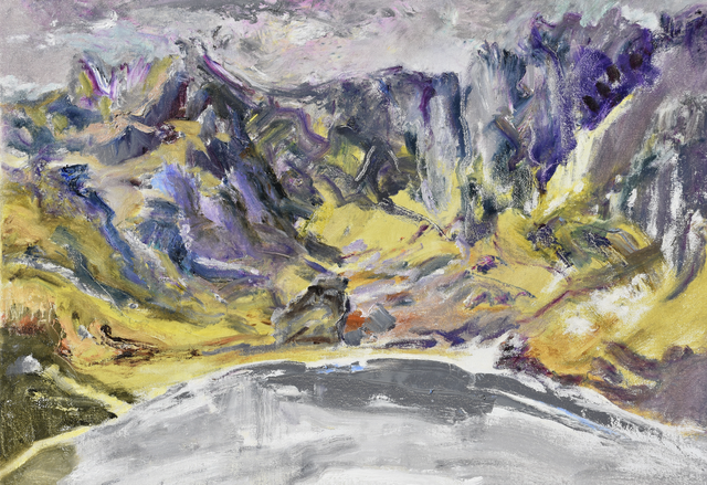 SE13 The Devil's Kitchen, Eryri by Susan Edwards, 51x71cm Oil on Linen