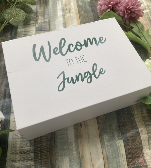 READY-MADE New Baby Box ‘Welcome to the Jungle’ 0-3m
