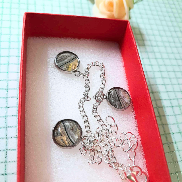 CARBONE - Bracelet - Métal argenté