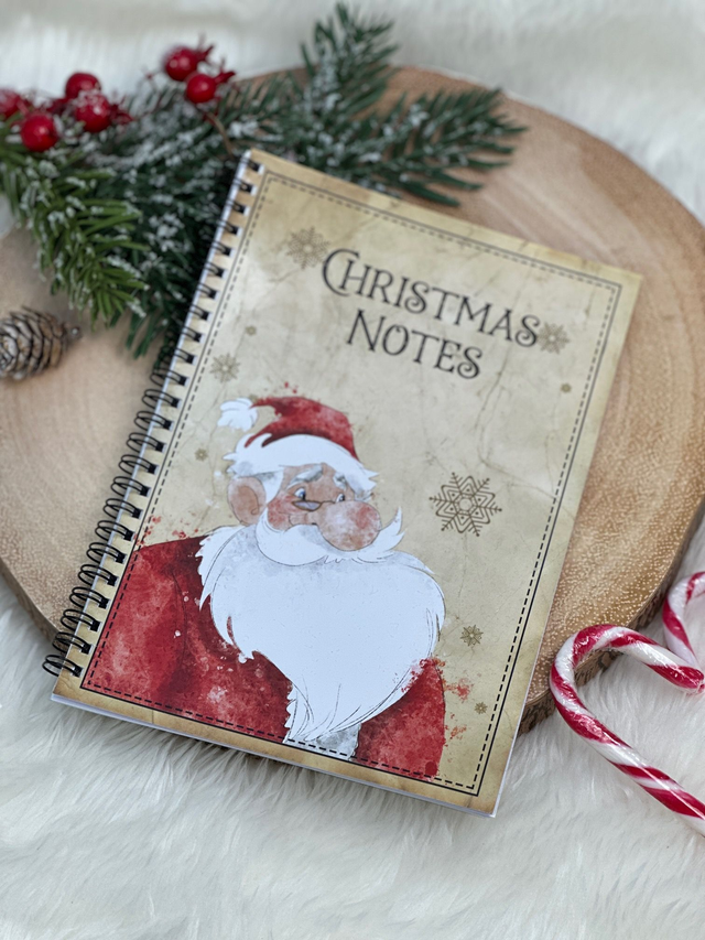 Personalised Christmas Notebook 