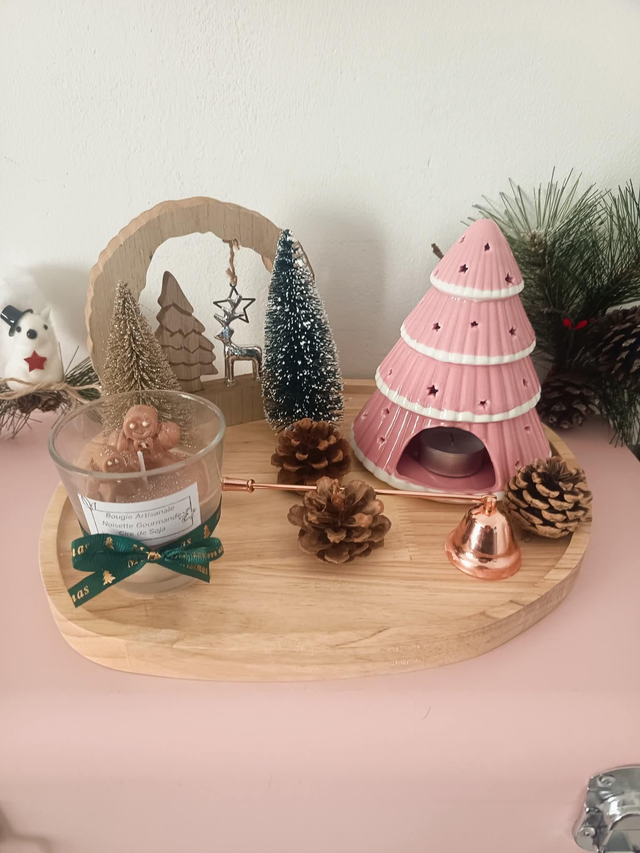 Bougie Artisanale &quot; Noisette Gourmande&quot;