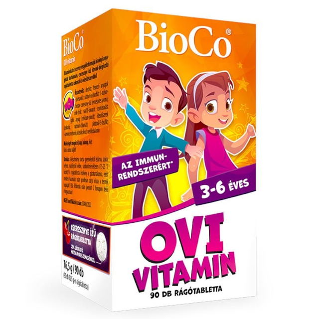 BioCo Žuvacie vitamíny pre škôlkárov