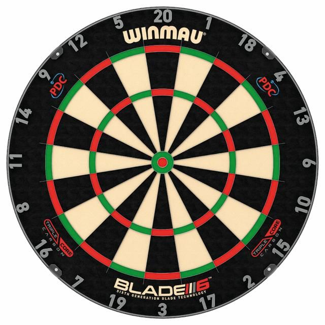 Winmau Blade 6 Triple Core Carbon Professional Bristle Dartboard