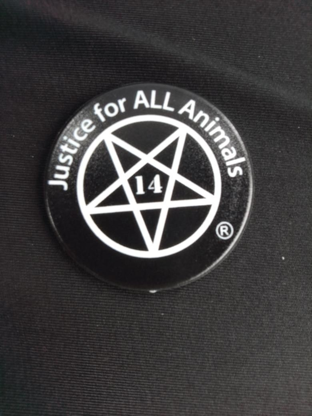 14 GIFTS Justice for ALL Animals Badge