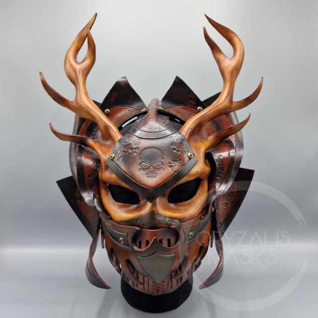 Limited Edition Leather Stag Mask