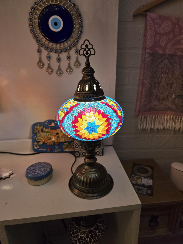 Large Mosaic Table Lamp