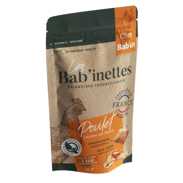 Bab’inette – Friandises pour chat au poulet