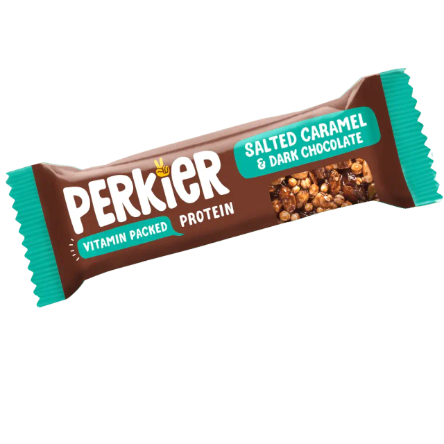 Perkier Quinoa Bar: Salted Caramel &amp; Dark Chocolate