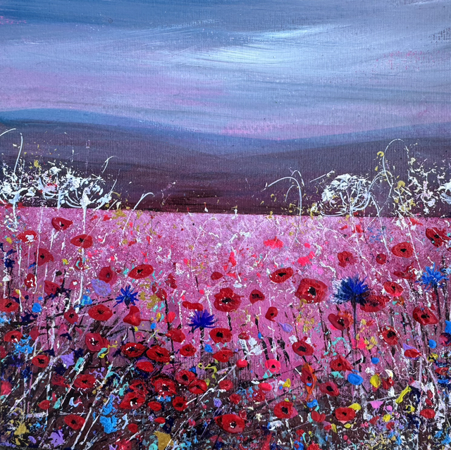 Original Painting- small landscape-‘Our Love Cannot Be Measured’ 
