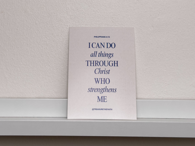 Philippians 4:13 Postcard