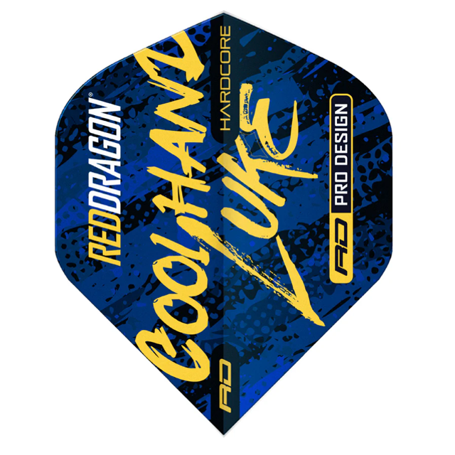 RED DRAGON LUKE HUMPHRIES SIGNATURE BLUE HARDCORE FLIGHTS