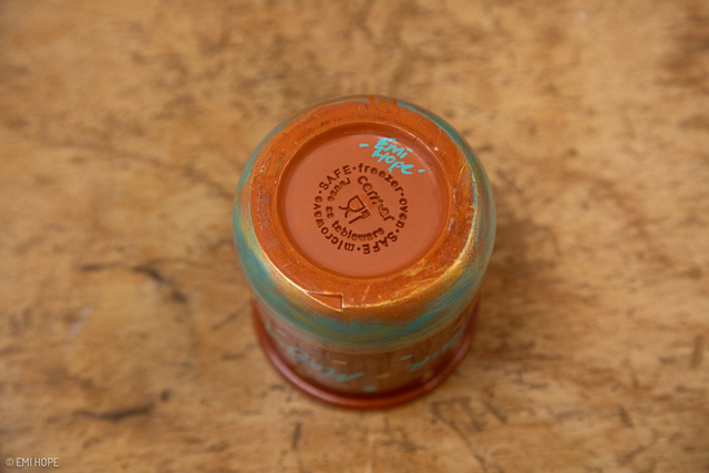 PETIT POT TERRACOTA BLUE