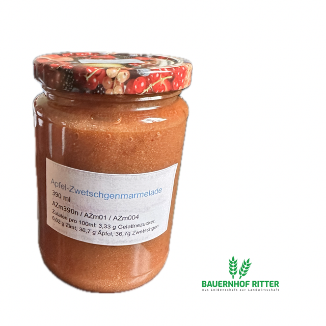 Apfel-Zwetschgenmarmelade 390 ml
