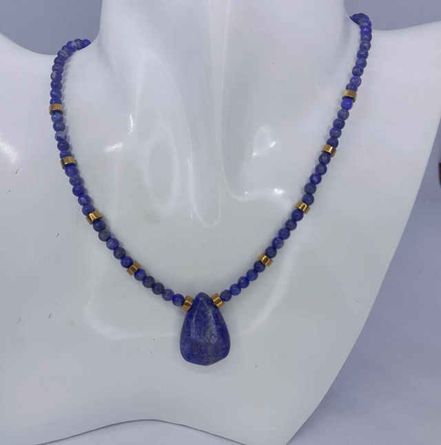 Collier Lapis lazuli 