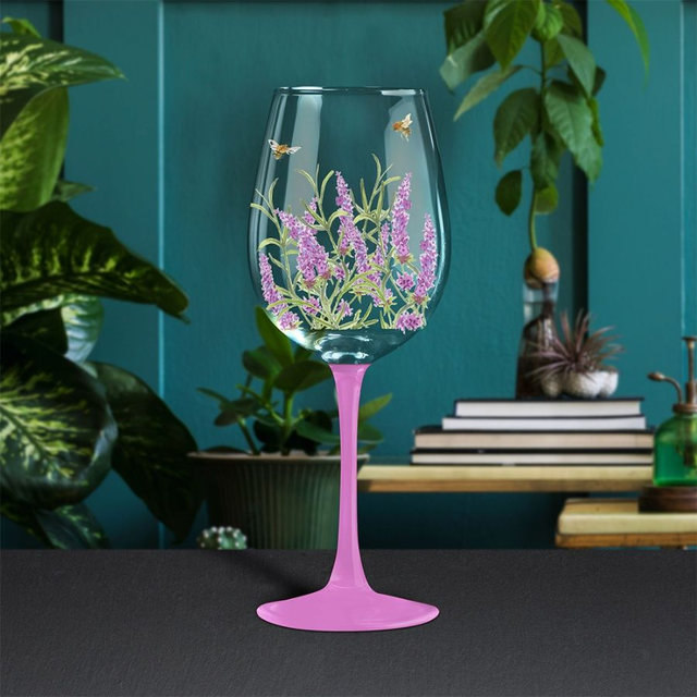 BEE - TANICAL LAVENDER WINE GLASS