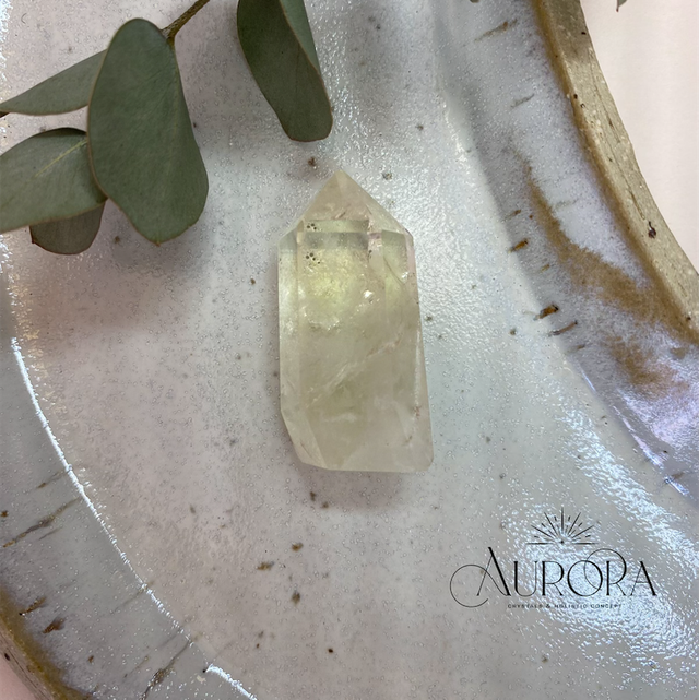 Limonenquarz Spitze poliert #3