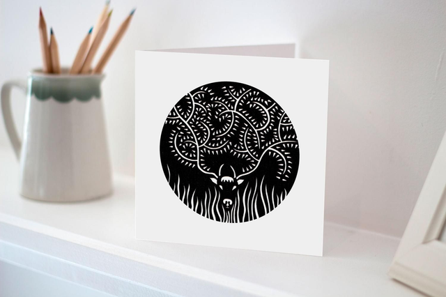 Card – Stag Tree