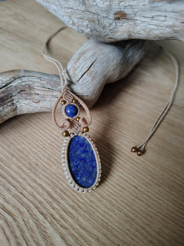 Collier Lapis Lazuli et Hématite