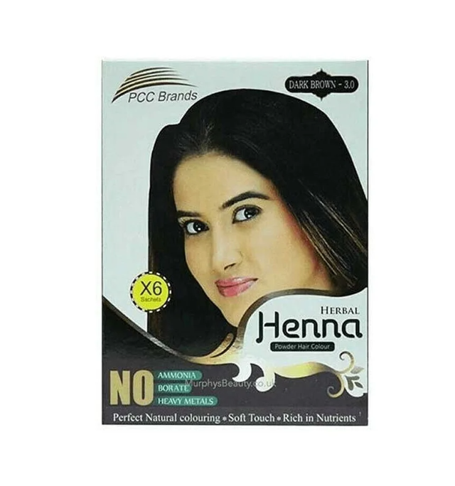 PCC Brand Henna Powder Dark Brown