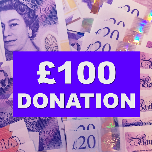 Donation £100 